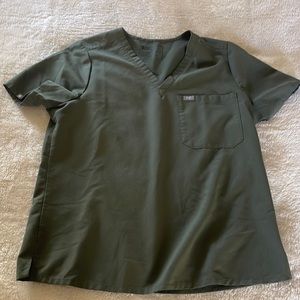 Figs Caterina moss green size XL